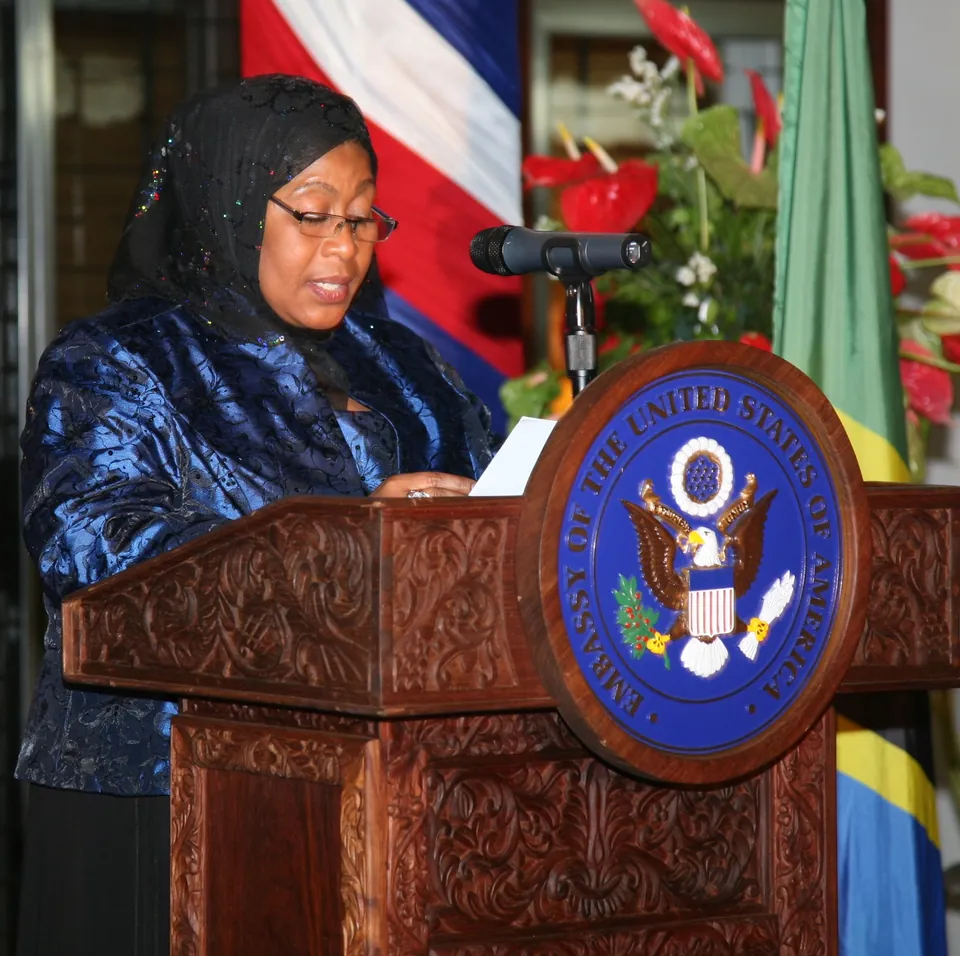 President Samia Suluhu Hassan, who launched the Digital Economy Strategic Framework 2024–2034.